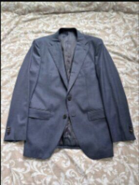 42R Spier&Mckay 4seasons Wool Suit Jacket GRAY Guabello 1815 Italian Wool